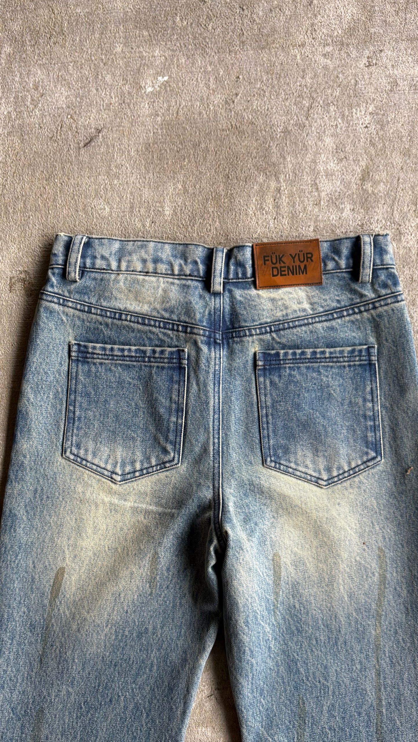 “Tainted” Flared Denim